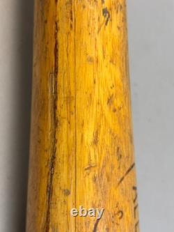 Vtg 40s HAGOROMO ALL BAMBOO Shimizu Japan Wood Baseball Bat 33 32oz Pro Model
