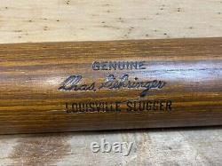 Vtg 40s Hillerich Bradsby Chas Gehringer 40 35 Baseball Bat Detroit Tigers EX++