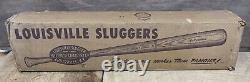 Vtg 50s Louisville Slugger Hillerich Bradsby Cardboard Baseball Bat Shipping Box