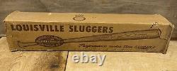 Vtg 50s Louisville Slugger Hillerich Bradsby Cardboard Baseball Bat Shipping Box