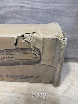 Vtg 50s Louisville Slugger Hillerich Bradsby Cardboard Baseball Bat Shipping Box