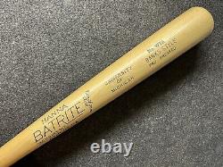 Vtg 60s Ernie Banks Hanna Batrite Baseball Bat 32 University Michigan Game Bat