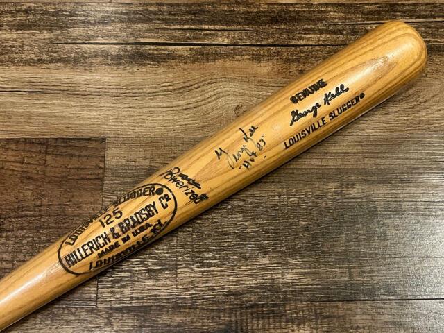 Vtg 70s George Kell Hof 83 Autographed Louisville Slugger Baseball Bat M159 Pro
