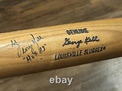 Vtg 70s George Kell HOF 83 Autographed Louisville Slugger Baseball Bat M159 Pro