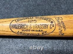 Vtg 70s George Kell Louisville Slugger Pro Stock Index Baseball Bat 34 Detroit