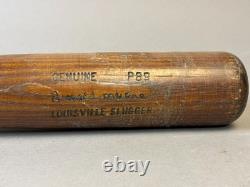 Vtg 80s 90s HAROLD HAL MCRAE P89 Game Used H&B 125 Wood Baseball Bat 34 30oz 9G