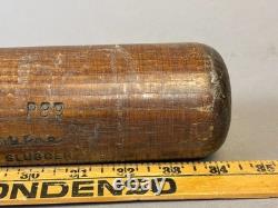 Vtg 80s 90s HAROLD HAL MCRAE P89 Game Used H&B 125 Wood Baseball Bat 34 30oz 9G