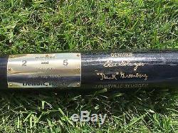 Vtg'83 Hank Greenberg Chas Gehringer DETROIT TIGERS Retired #s H&B Baseball Bat