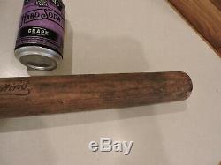 Vtg Antique Wood Wooden Spalding Baseball Bat Victorian Script Sport Memorabilia