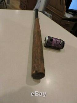 Vtg Antique Wood Wooden Spalding Baseball Bat Victorian Script Sport Memorabilia
