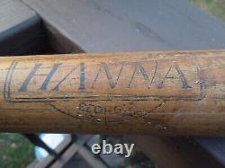 Vtg Athens Georgia Hanna Wood Pony League RUTH STYLE Baseball Bat 33