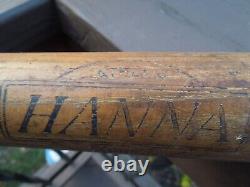 Vtg Athens Georgia Hanna Wood Pony League RUTH STYLE Baseball Bat 33