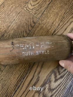 Vtg Athens Georgia Hanna Wood Semi Pro RUTH STYLE Baseball Bat 34 No 50s Vtg Athens Georgia Hanna Wood Semi Pro RUTH STYLE Baseball Bat 34 No 50s
