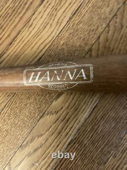 Vtg Athens Georgia Hanna Wood Semi Pro RUTH STYLE Baseball Bat 34 No 50s Vtg Athens Georgia Hanna Wood Semi Pro RUTH STYLE Baseball Bat 34 No 50s