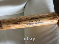 Vtg Autograph/Signed Tony Taylor H&B Louisville Slugger 1970's Baseball Bat 35