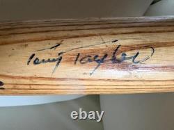 Vtg Autograph/Signed Tony Taylor H&B Louisville Slugger 1970's Baseball Bat 35