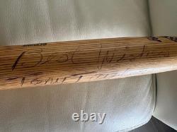Vtg Autograph/Signed Tony Taylor H&B Louisville Slugger 1970's Baseball Bat 35
