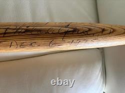 Vtg Autograph/Signed Tony Taylor H&B Louisville Slugger 1970's Baseball Bat 35