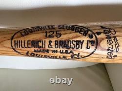Vtg Autograph/Signed Tony Taylor H&B Louisville Slugger 1970's Baseball Bat 35