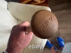 Vtg Autograph/Signed Tony Taylor H&B Louisville Slugger 1970's Baseball Bat 35