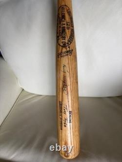 Vtg Autograph/Signed Tony Taylor H&B Louisville Slugger 1970's Baseball Bat 35