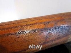 Vtg Baseball Bat 1935 Spalding Resilite Autograph Model Gus Suhr No. 200 36