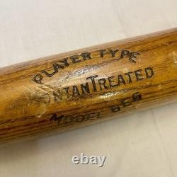 Vtg Derby Made Wood Baseball Bat Player GEG NO. 200 36 Vermont Montan Treated