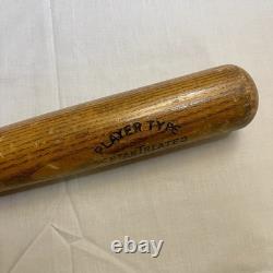Vtg Derby Made Wood Baseball Bat Player GEG NO. 200 36 Vermont Montan Treated