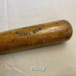Vtg Derby Made Wood Baseball Bat Player GEG NO. 200 36 Vermont Montan Treated