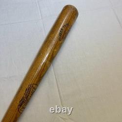 Vtg Derby Made Wood Baseball Bat Player GEG NO. 200 36 Vermont Montan Treated