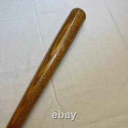 Vtg Derby Made Wood Baseball Bat Player GEG NO. 200 36 Vermont Montan Treated