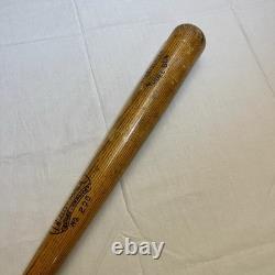 Vtg Derby Made Wood Baseball Bat Player GEG NO. 200 36 Vermont Montan Treated