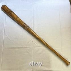 Vtg Derby Made Wood Baseball Bat Player GEG NO. 200 36 Vermont Montan Treated