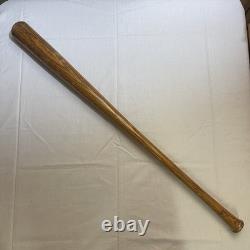 Vtg Derby Made Wood Baseball Bat Player GEG NO. 200 36 Vermont Montan Treated