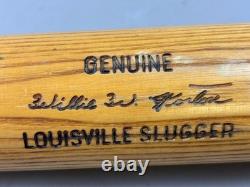 Vtg Detroit Tigers WILLIE HORTON Game Used & Signed S21 Baseball Bat 35 33.2oz