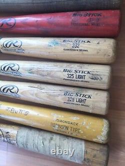 Vtg Draper & Maynard Louisville Slugger Rawling Baseball Softball Bat Lot Of 12