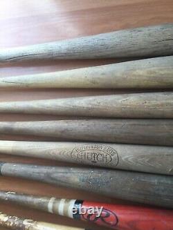 Vtg Draper & Maynard Louisville Slugger Rawling Baseball Softball Bat Lot Of 12