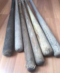 Vtg Draper & Maynard Louisville Slugger Rawling Baseball Softball Bat Lot Of 12