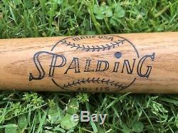 Vtg Early 1960s Eddie Mathews Spalding Baseball Bat 34 Nice HOF 1968 WSC RARE