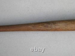 Vtg Eddie Leishman Louisville Slugger Pacific Coast League Baseball Bat Yankees