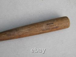 Vtg Eddie Leishman Louisville Slugger Pacific Coast League Baseball Bat Yankees