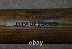 Vtg Fresno Giants Louisville Slugger Game Baseball Bat 34.5'' 30oz
