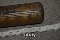 Vtg Fresno Giants Louisville Slugger Game Baseball Bat 34.5'' 30oz