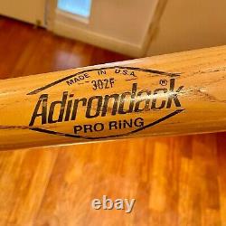 Vtg Game-Issued Adirondack Pro Ring Big Stick Reggie Jackson 34 Baseball Bat