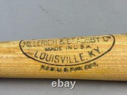 Vtg George Babe Ruth R43 1955-57 Game Used Professional Model Index Baseball Bat Vtg George Babe Ruth R43 1955-57 Game Used Professional Model Index Baseball Bat