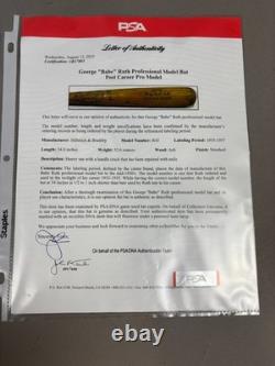 Vtg George Babe Ruth R43 1955-57 Game Used Professional Model Index Baseball Bat Vtg George Babe Ruth R43 1955-57 Game Used Professional Model Index Baseball Bat