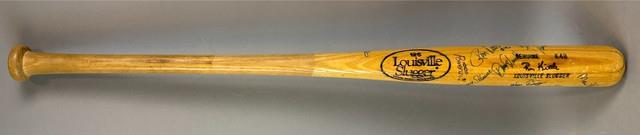Vtg H&b Ron Kittle Chicago White Sox Game Used K48 Team Signed Baseball Bat Ex