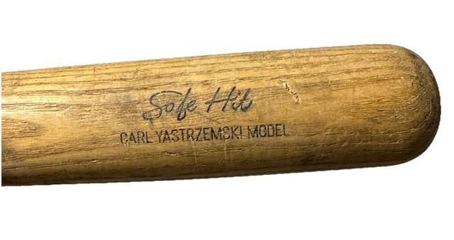 Vtg H&b 14w Carl Yastrzemski Model Safe Hit 33 Inch Retail Bat Red Sox Hof