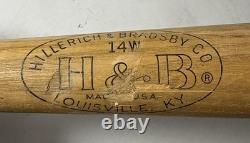 Vtg H&b 14w Carl Yastrzemski Model Safe Hit 33 Inch Retail Bat Red Sox Hof