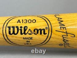 Vtg HANK AARON Model WIlson A1300 Stargell & Leonard Signed Baseball Bat 12D